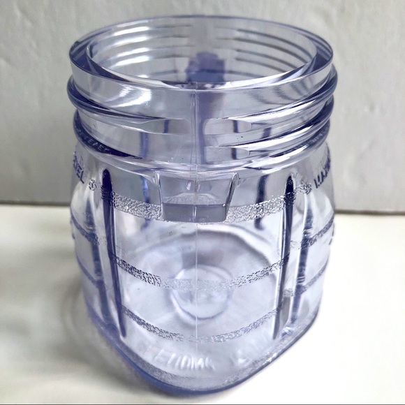 NEW Vintage OSTER Replacement Mini Blender 1 Cup 8oz Plastic Jar Container NWOT - Picture 4 of 14